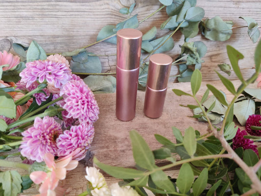 Roll On "Perlenrosa",  5ml und 10ml - der rosa Hingucker für deine Ölemischung