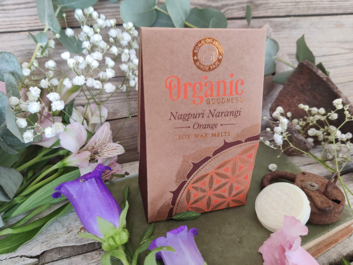 Wachsschmelze Organic Nagpuri Narangi Orange