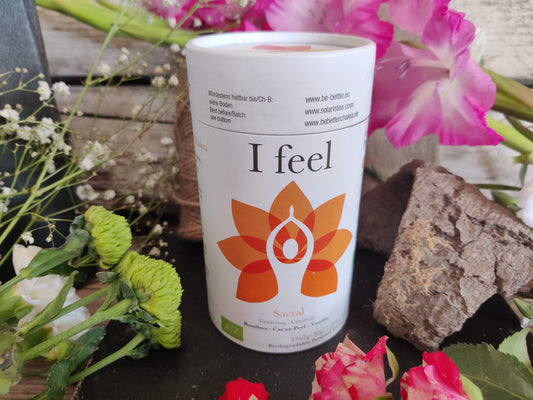 Chakra Tee: I Feel – Svadhistana – Sakralchakra | by Solaris Tea