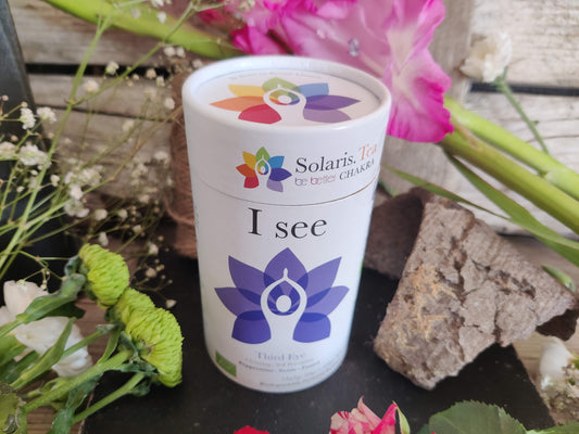 Chakra Tee: I See – Ajna – Stirnchakra | by Solaris Tea