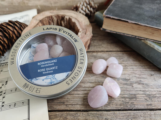Edelstein- Wasser I Wassersteine: Rosenquarz – Herzlichkeit
