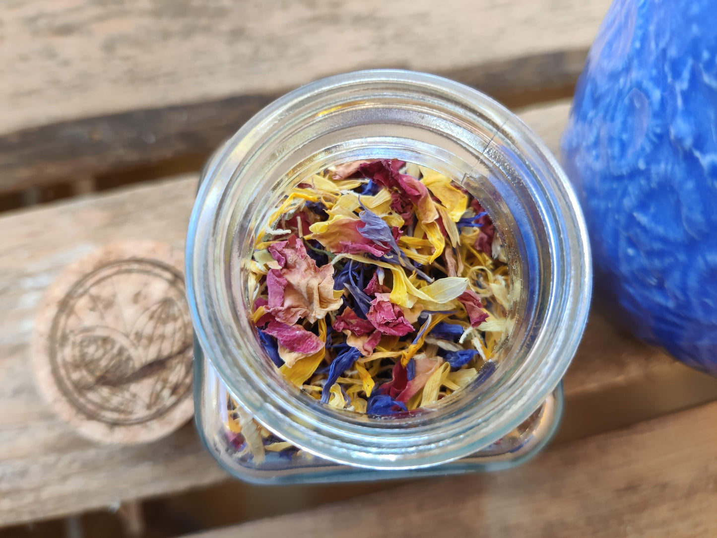 Kakaoblüten-Topping – Bunte Blütenpracht (100 ml)