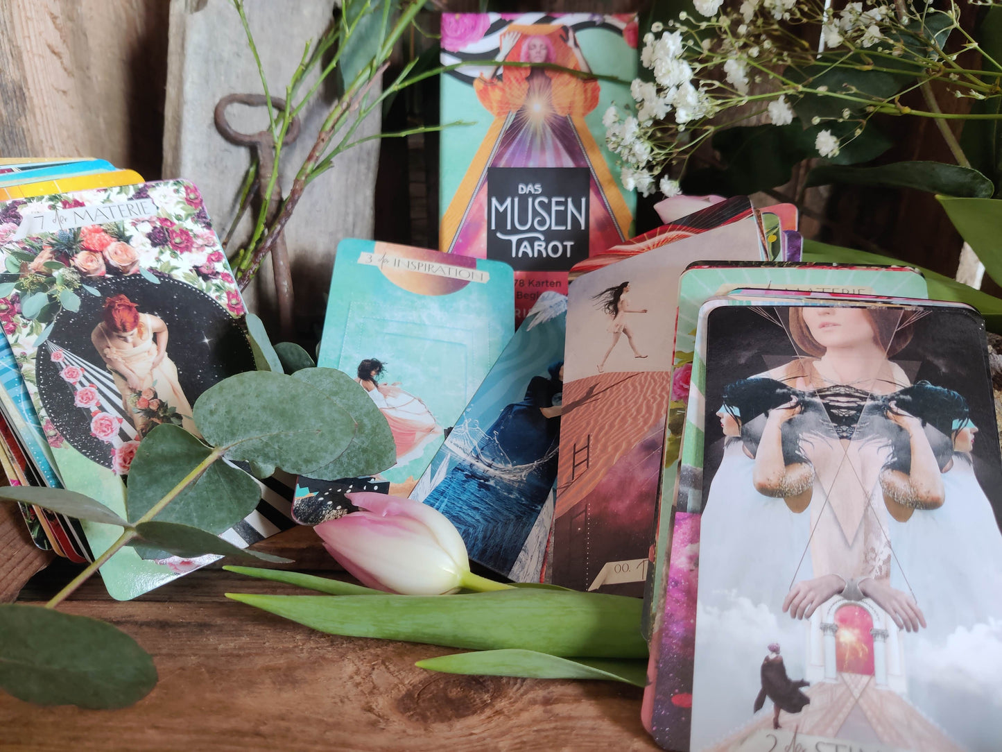 Das Musen-Tarot – 78 Karten mit Begleitbuch von Chris-Anne