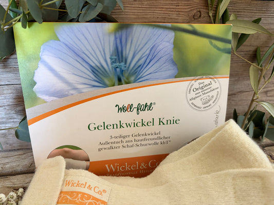 Gelenkwickel (Woll-fühl®) für das Knie: Wohltuende Wärme oder Kälte und natürliche Linderung