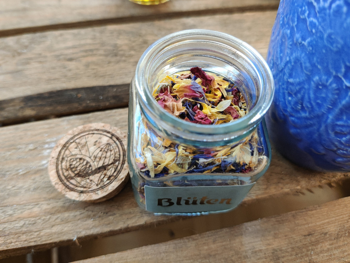 Kakaoblüten-Topping – Bunte Blütenpracht (100 ml)