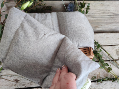 Körnerkissen Bio - Wärmekissen für Schuler, Nacken, Rücken oder Bauch