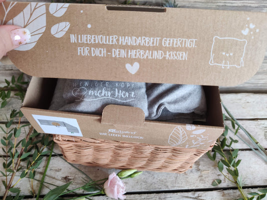 Körnerkissen Bio - Wärmekissen für Schuler, Nacken, Rücken oder Bauch