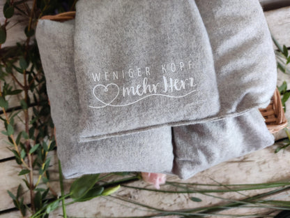 Körnerkissen Bio - Wärmekissen für Schuler, Nacken, Rücken oder Bauch