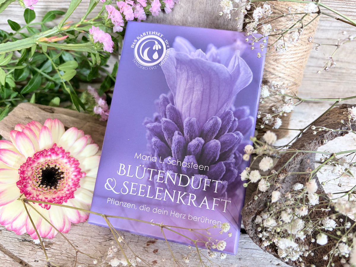 Blütenduft und Seelenkraft – Das Kartenset zur Duftmedizin von Maria L. Schasteen