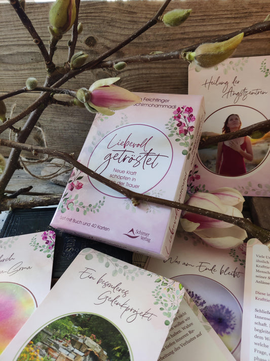 Trauerkarten zur liebevollen Begleitung in schweren Zeiten – 40 Impulse für Herz und Heilung