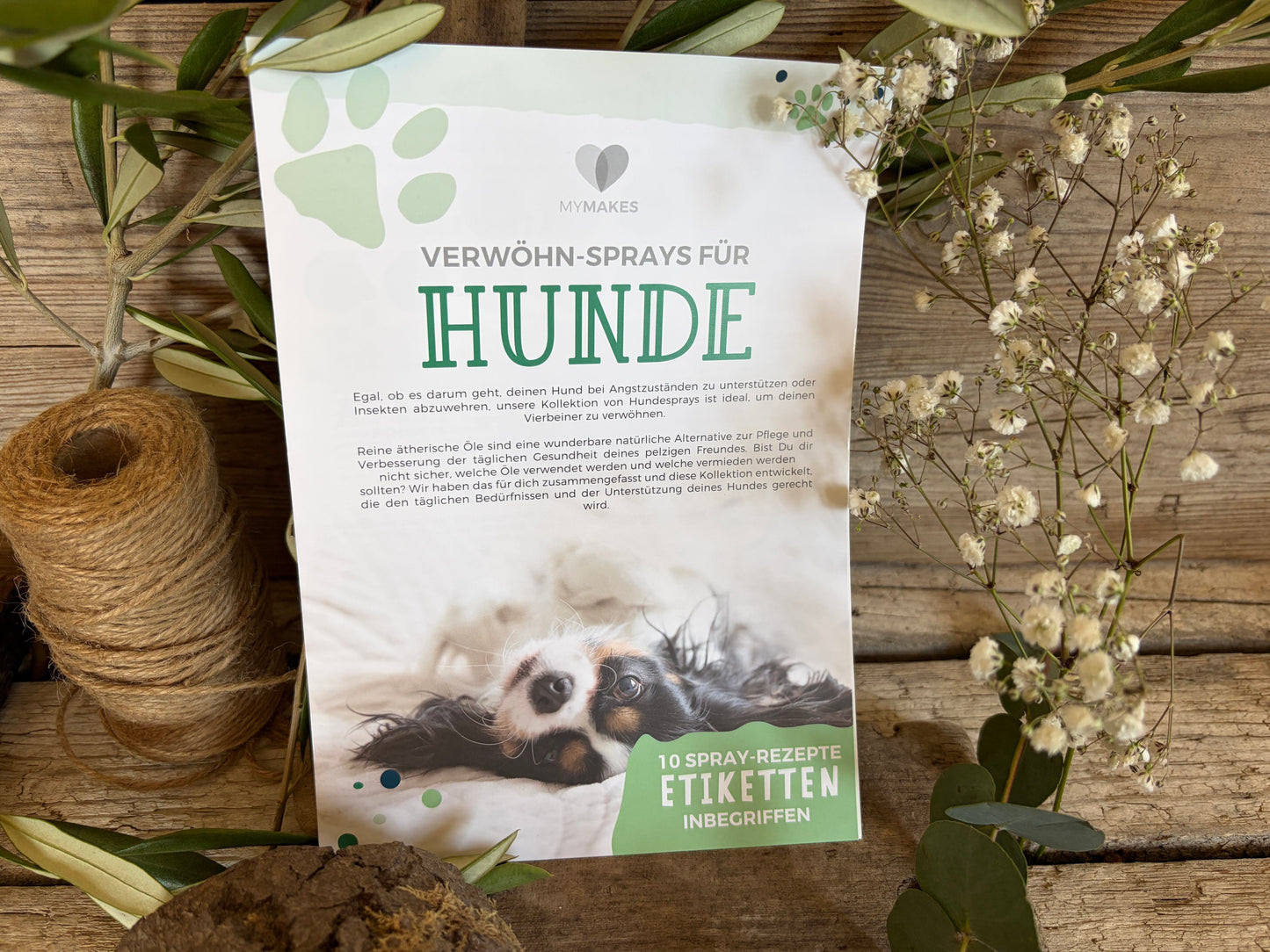 MyMakes:  Verwöhnsprays für Hunde – mit ätherischen Ölen selber machen - mit Etiketten