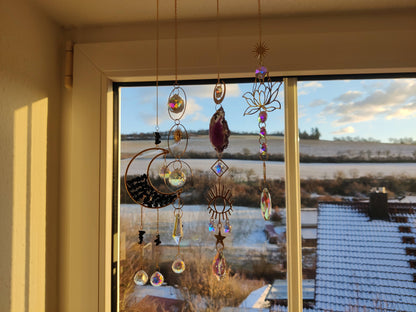 Verschiedene Sonnenfänger – eine süsse Fensterdeko