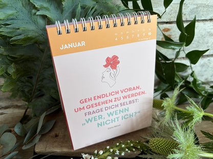 Frauen-Power Wochenkalender 2027 – Inspiration & Mut für jeden Tag