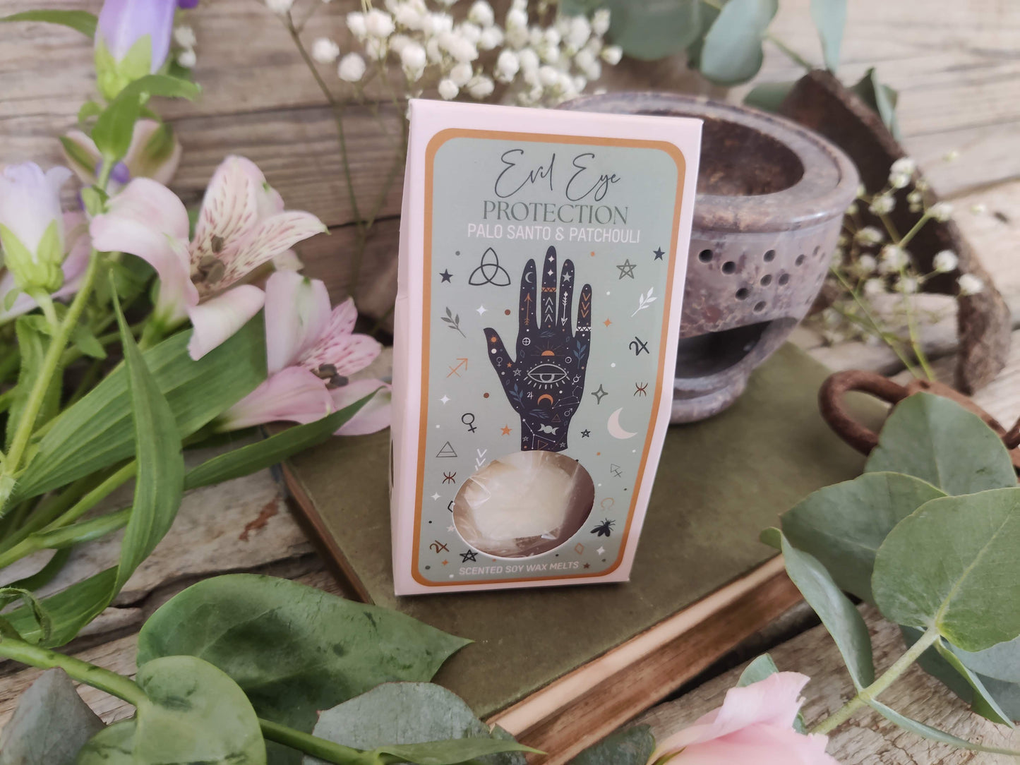 Celestial Magic Schmelzwachs – Evil Eye Protection mit Palo Santo & Patchouli